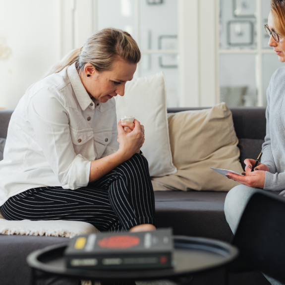 woman in therapy