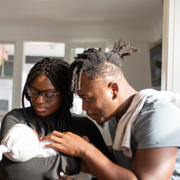 parents and daughter